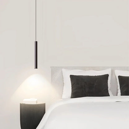 Nowoczesna lampa sufitowa LED o eleganckim tubowym designie do współczesnych przestrzeni