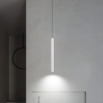 Nowoczesna lampa sufitowa LED o eleganckim tubowym designie do współczesnych przestrzeni