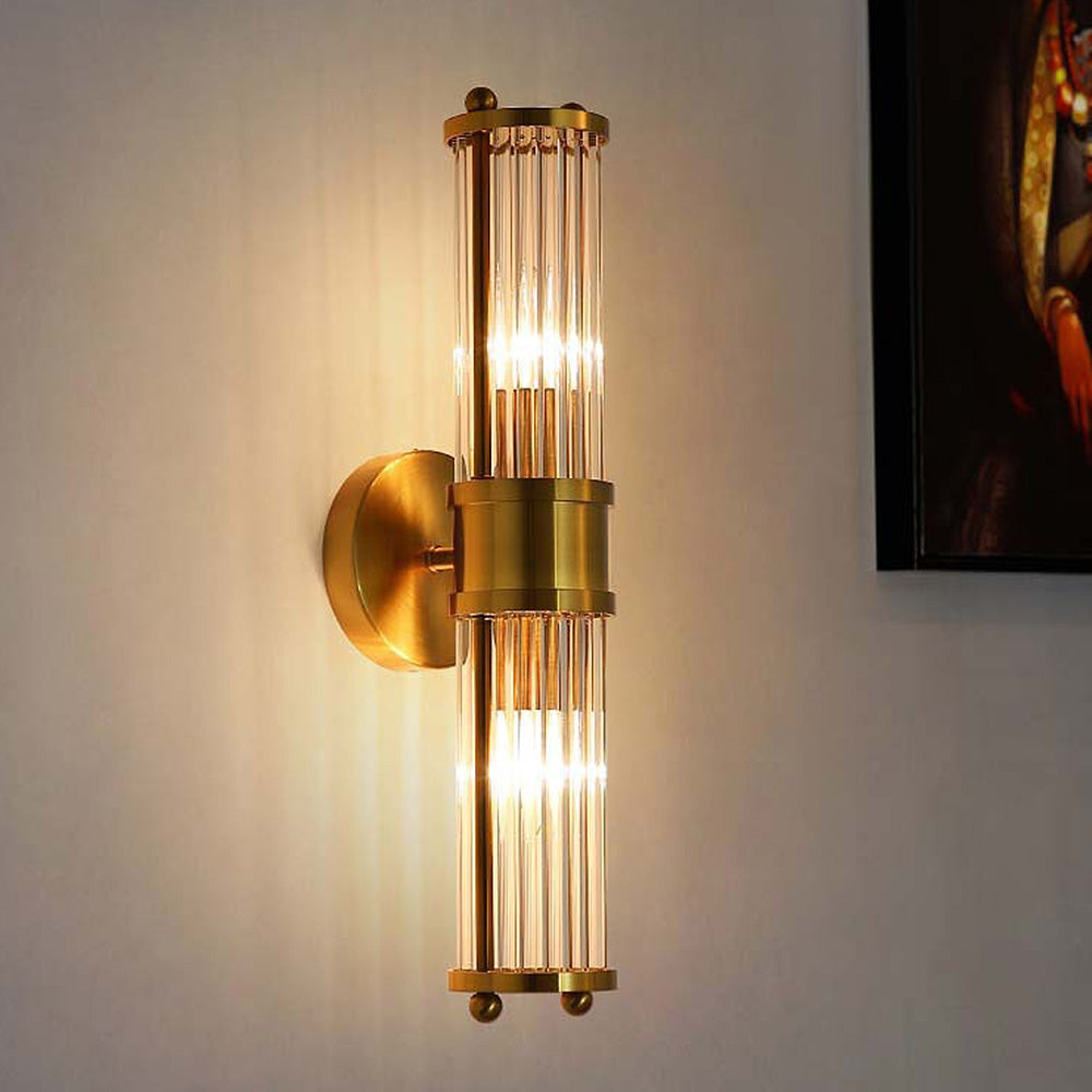 Luksusowa lampa ścienna w kolorze złotym do nowoczesnej dekoracji ściennej
